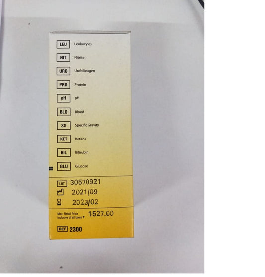 Multistix 10 SG Urine Reagent Strip - Box of 100