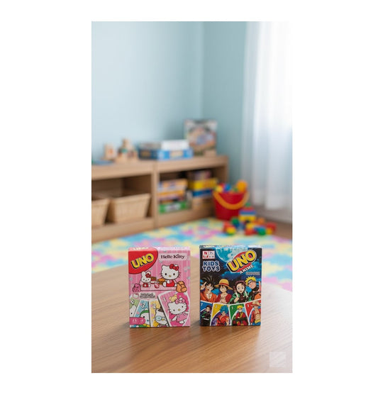 UNO Hello Kitty and UNO Anime Card Game Combo Play with Friends & Family