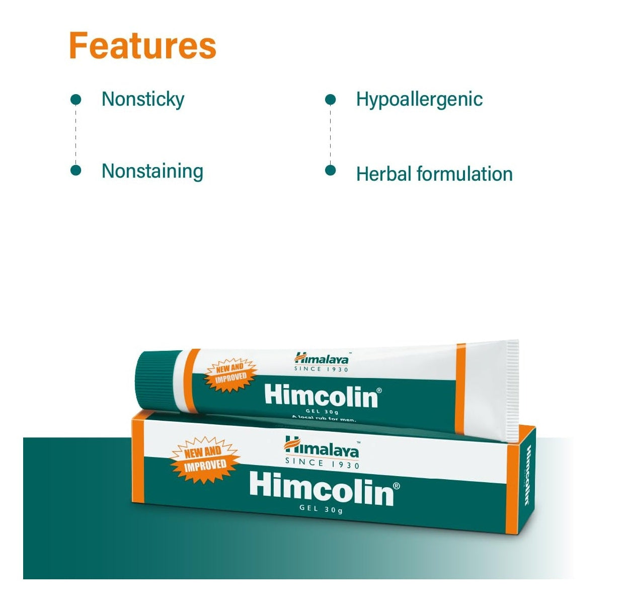 Himalaya Himcolin Gel (30g) Herbal Massage Gel with Jyotishmati & Musk Mallow