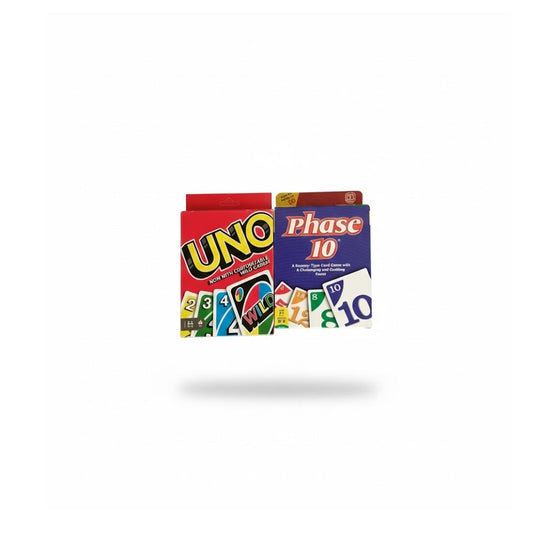 UNO Wild & UNO Phase 10 Card Game  Play with friends and family