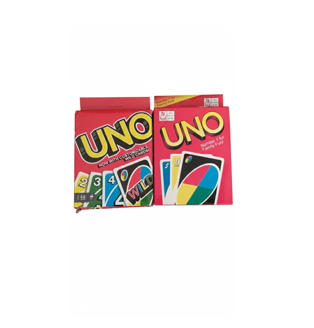 UNO Wild and UNO Red Card Game Combo