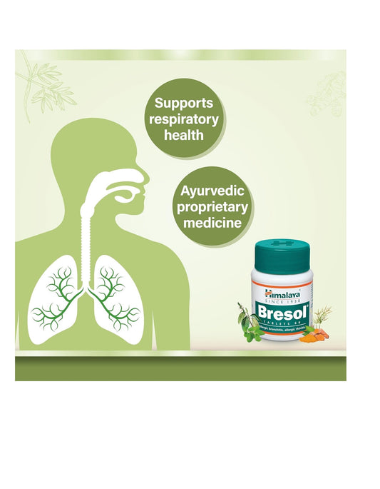 Himalaya Bresol Tablets (60 Count)