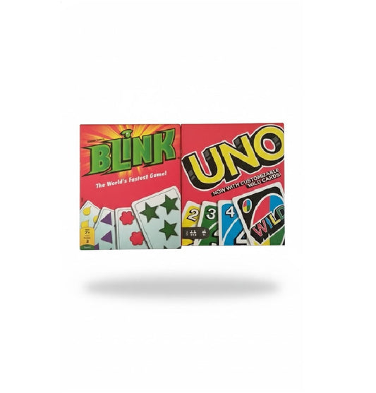 UNO Blink with UNO Wild Card Game Combo
