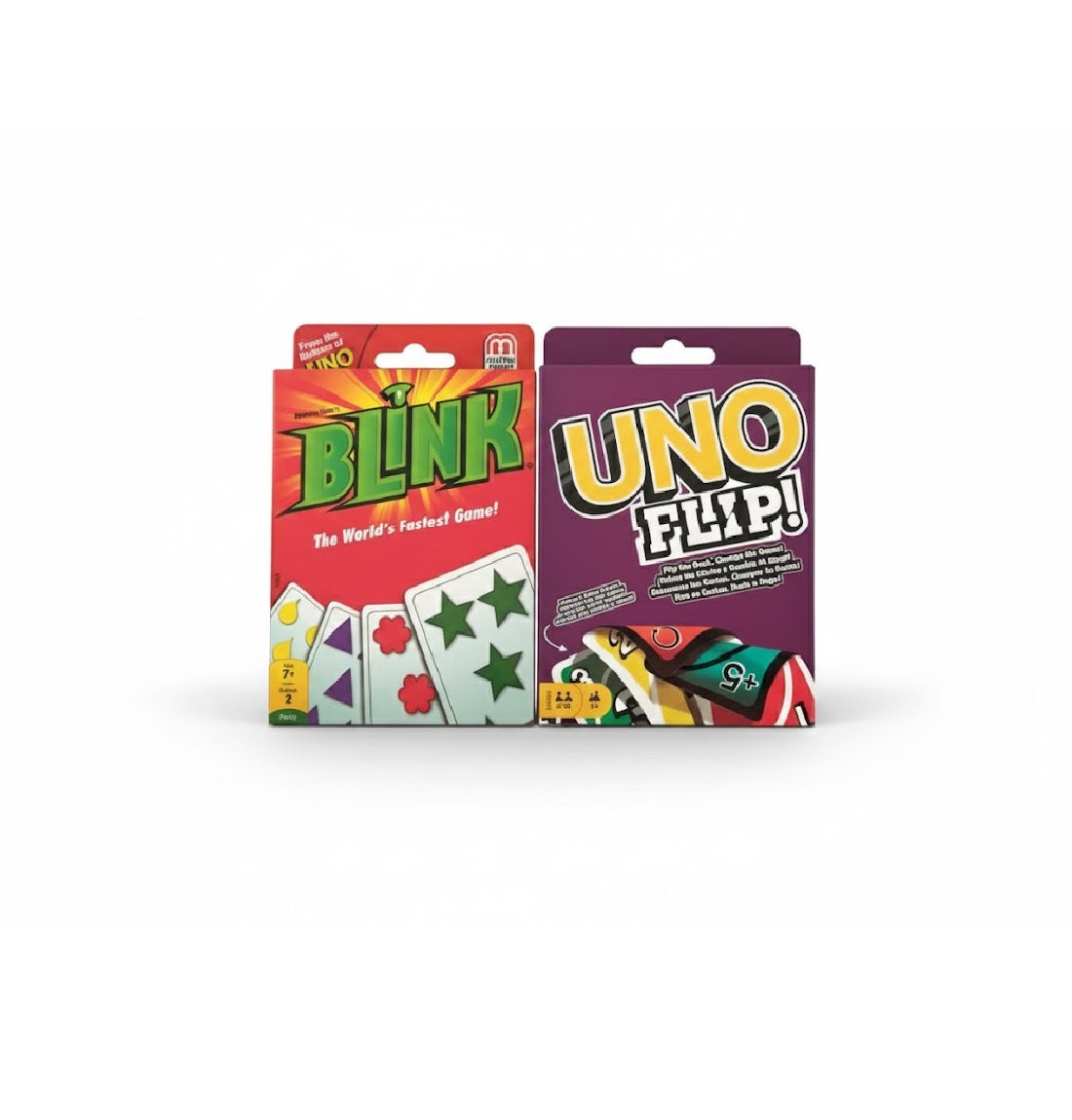 UNO Blink & UNO Flip Card Game Combo | Play with Friends & Family