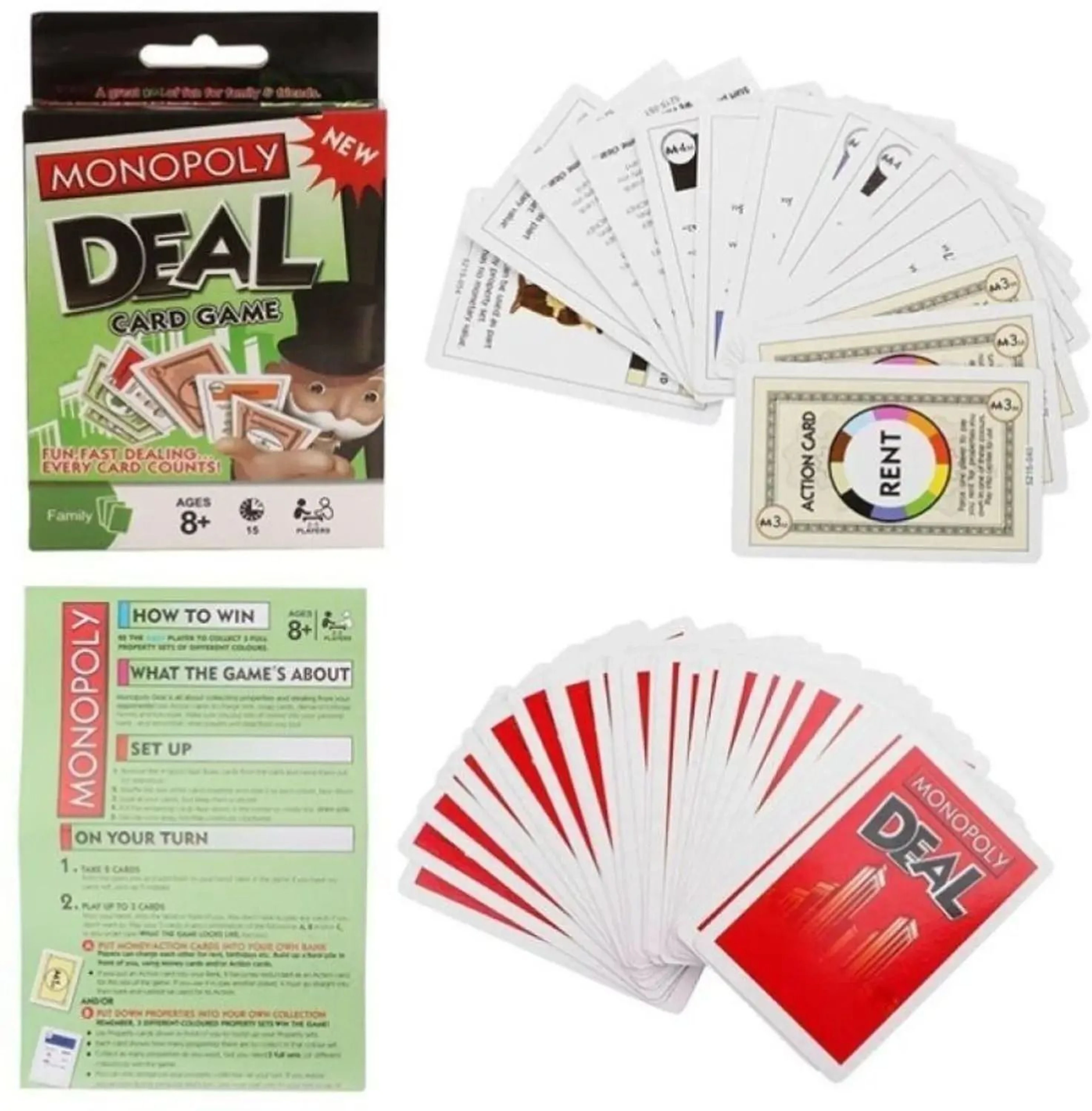 UNO Monopoly Deal Card Game