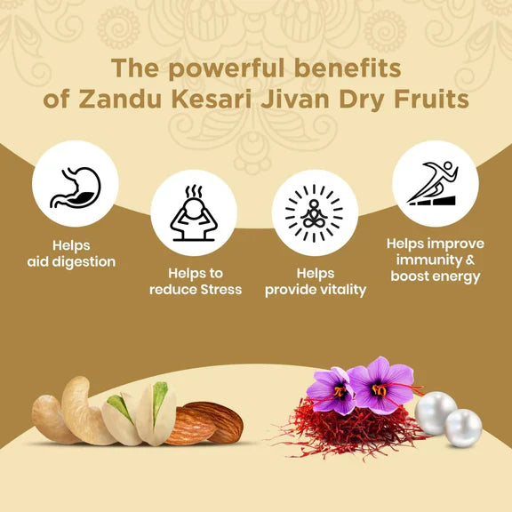 Zandu Kesari Jivan Dry Fruits Chyawanprash - 900 gm