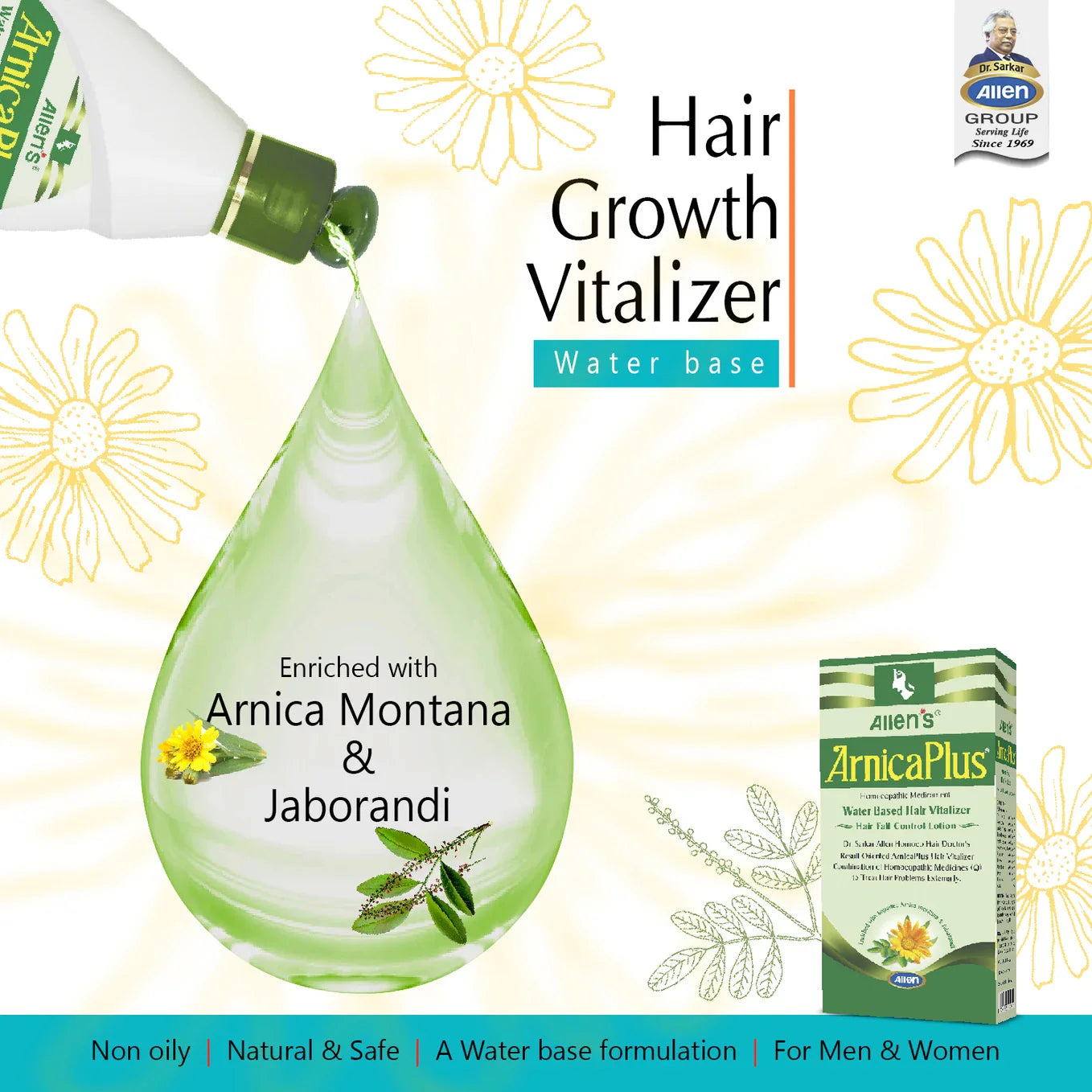 Allen's Homeopathy Arnica Plus Hair Vitalizer - 100 ml