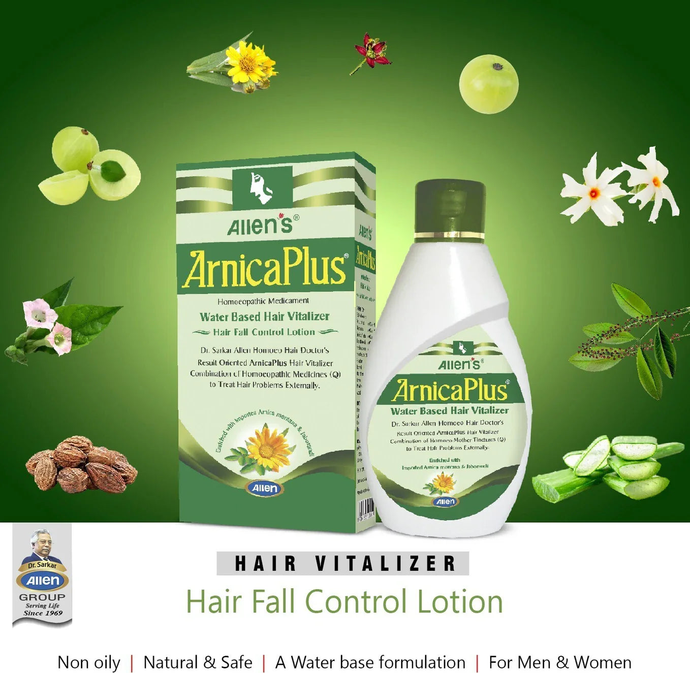 Allen's Homeopathy Arnica Plus Hair Vitalizer - 100 ml