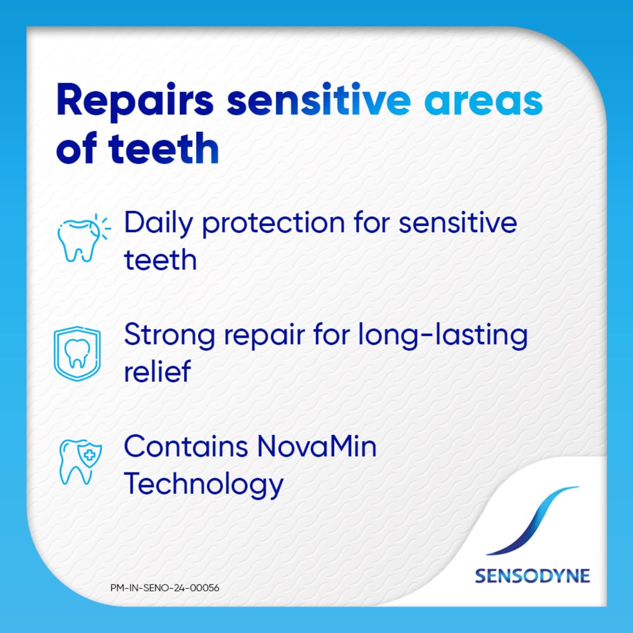 Sensodyne Toothpaste Repair and Protect | Tooth Paste for Daily Sensitivity Protection, Long-lasting Relief | Pack of 1 - 100gm | Fresh Taste | Dentist Recommended