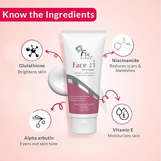 Fixderma Face 21 Face Cream - 50 gm