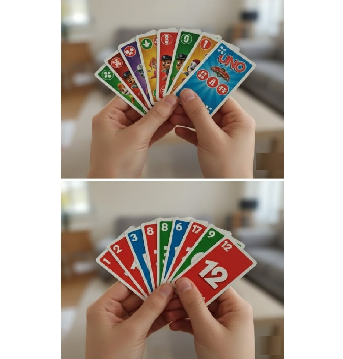 UNO Skip Bo and UNO Paw Petrol  Combo of Two Card Game