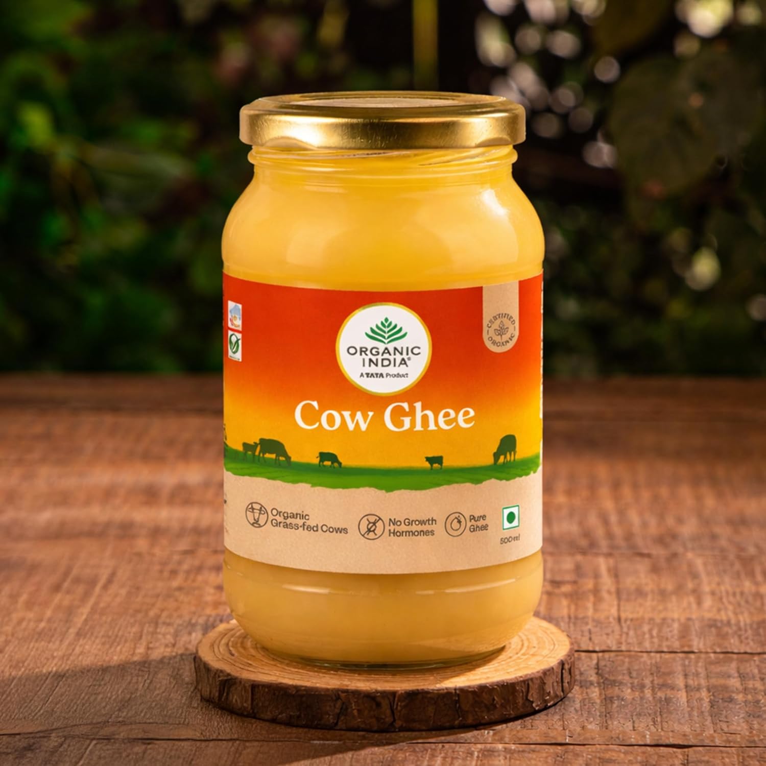 Organic India Pure Cow Ghee, 500ml