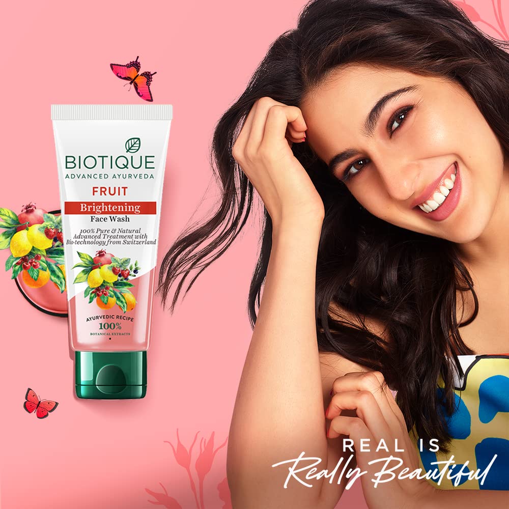 Biotique Advanced Ayurveda Fruit Brightening Face Wash - 100 ml