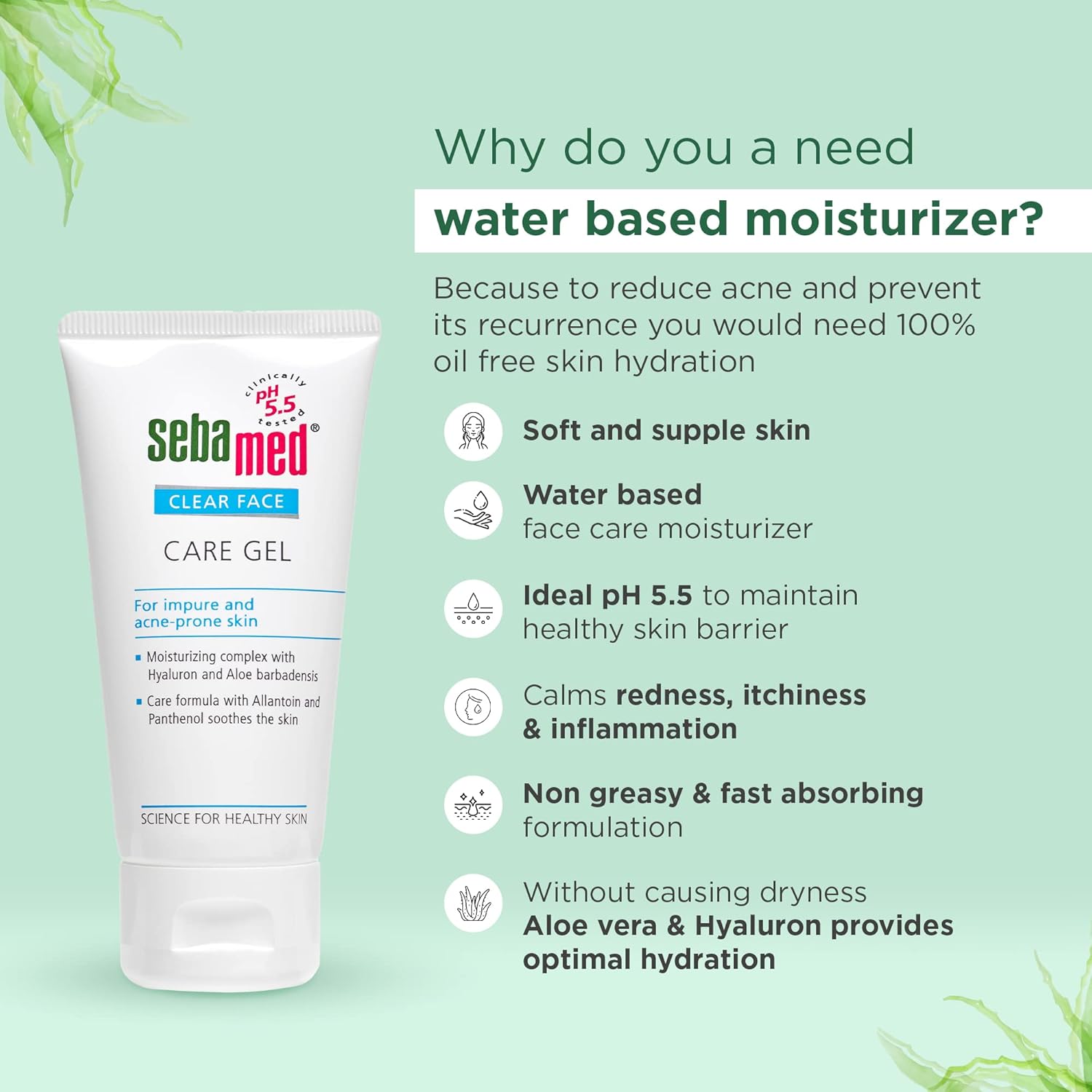 Sebamed Clear Face Care Gel 50 ml