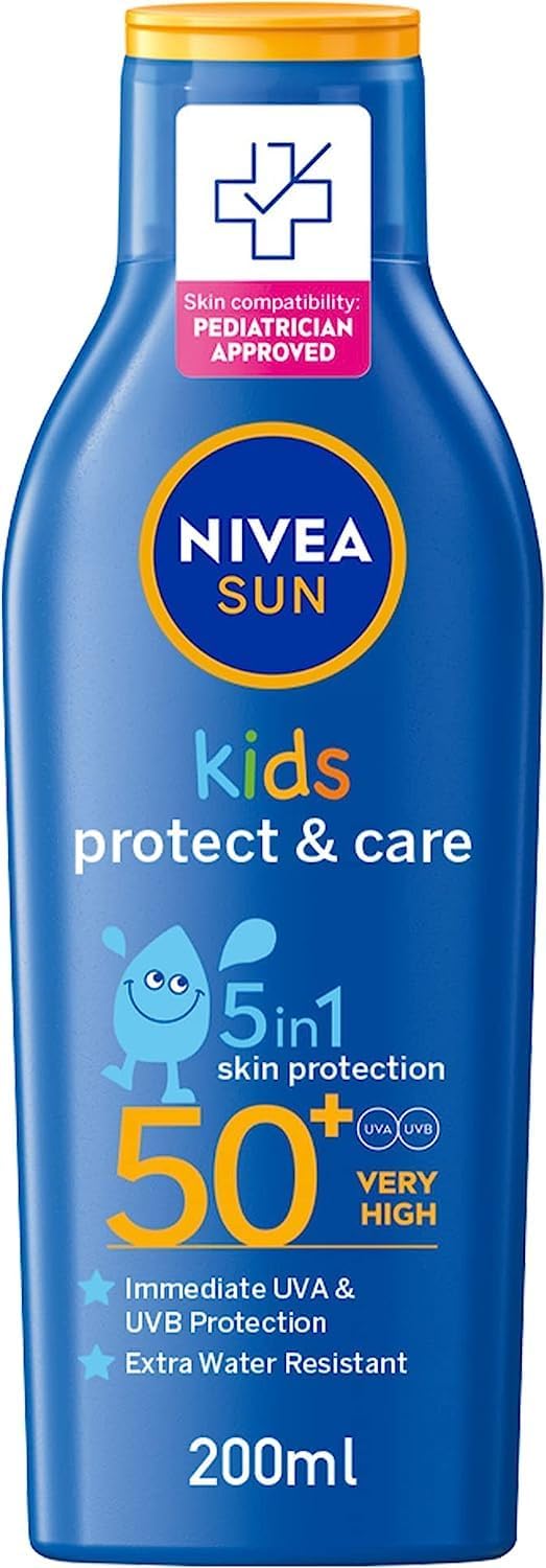 Nivea Sun Protect & Care Sunscreen For Kids Spf 50+ - 200 ml