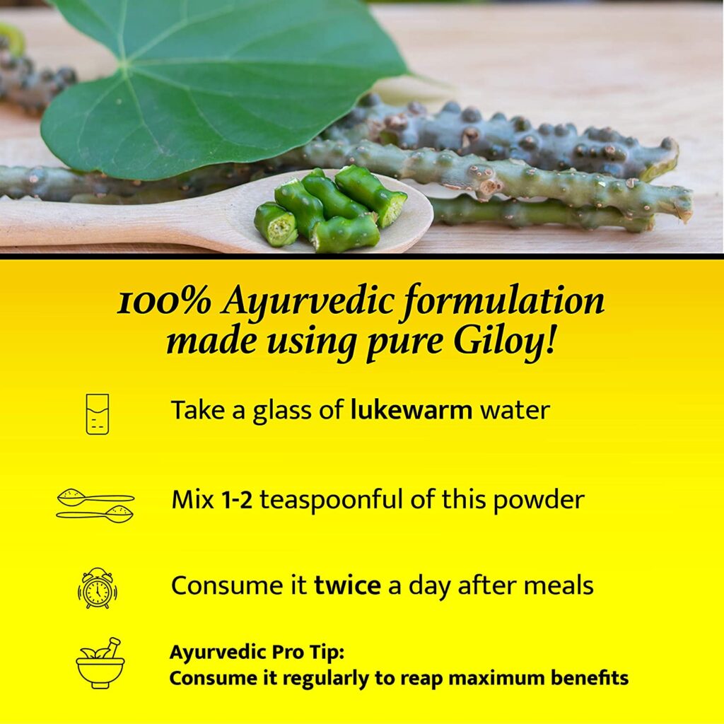 Baidyanath Guduchi (Giloy) Churna – Helps Boost Immunity – 100 gm For Immunity, skin inflammation