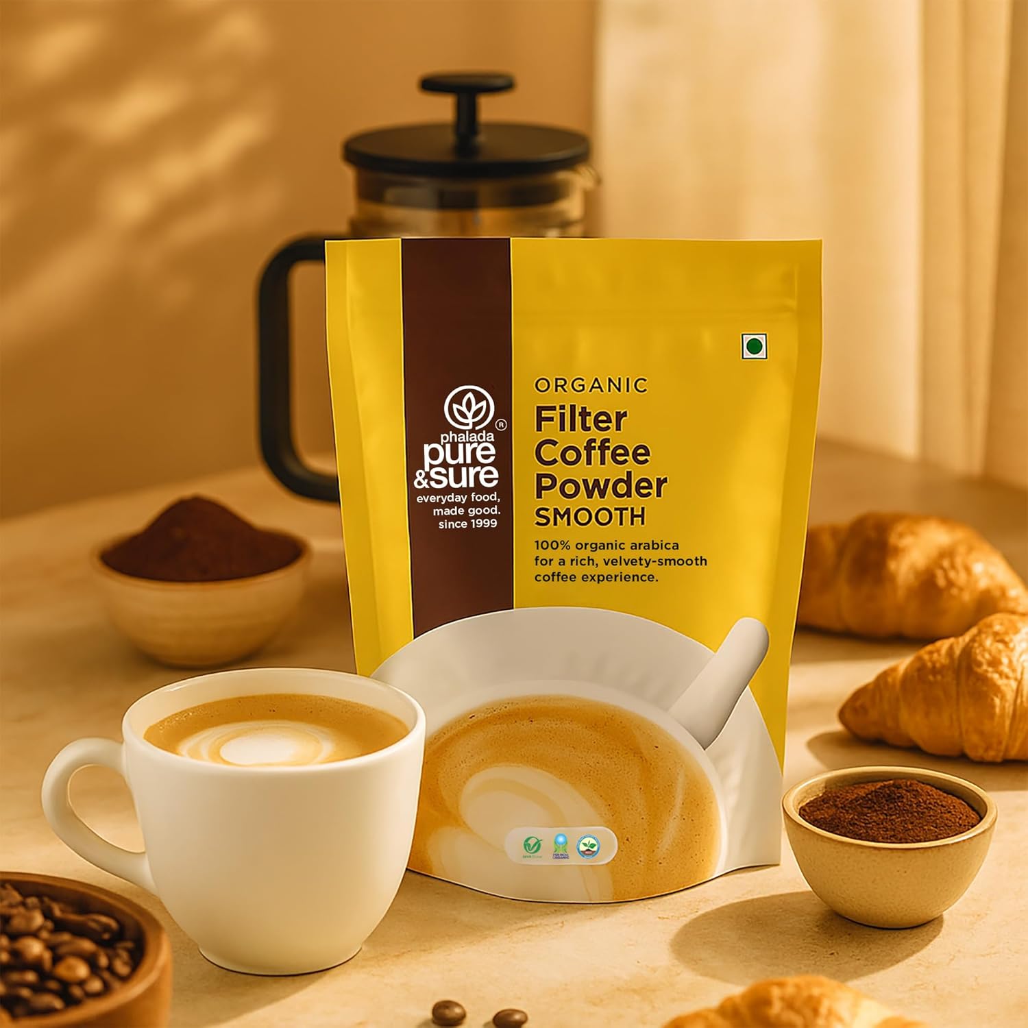 Pure & Sure Organic Coffee Smooth - 200 gm