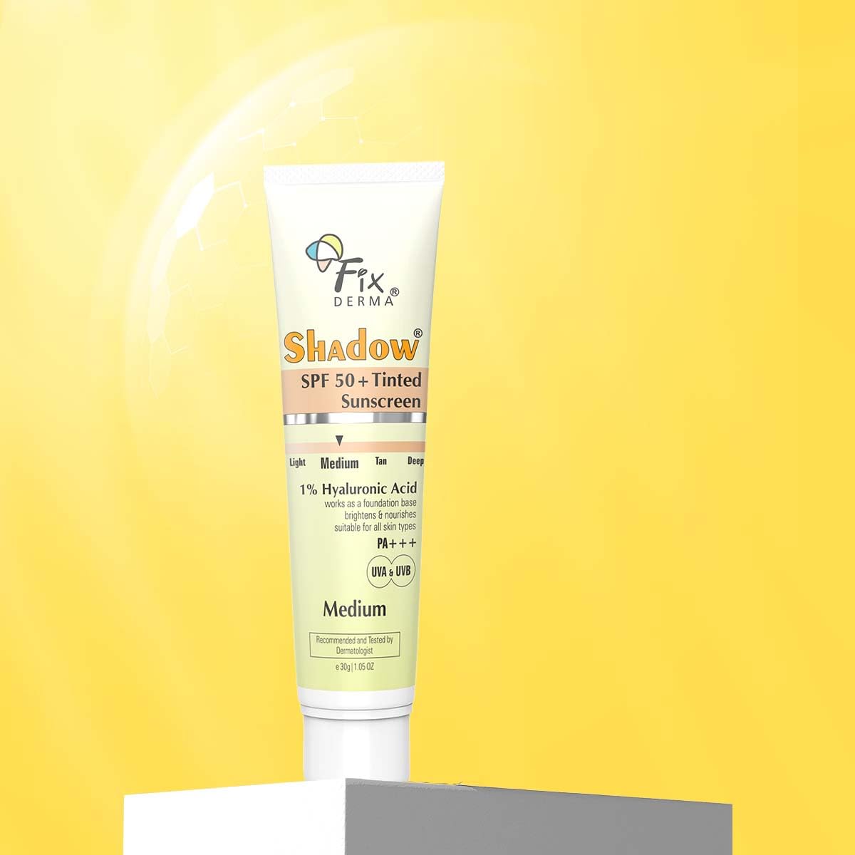 Fixderma Shadow Tinted Sunscreen - 30 gm