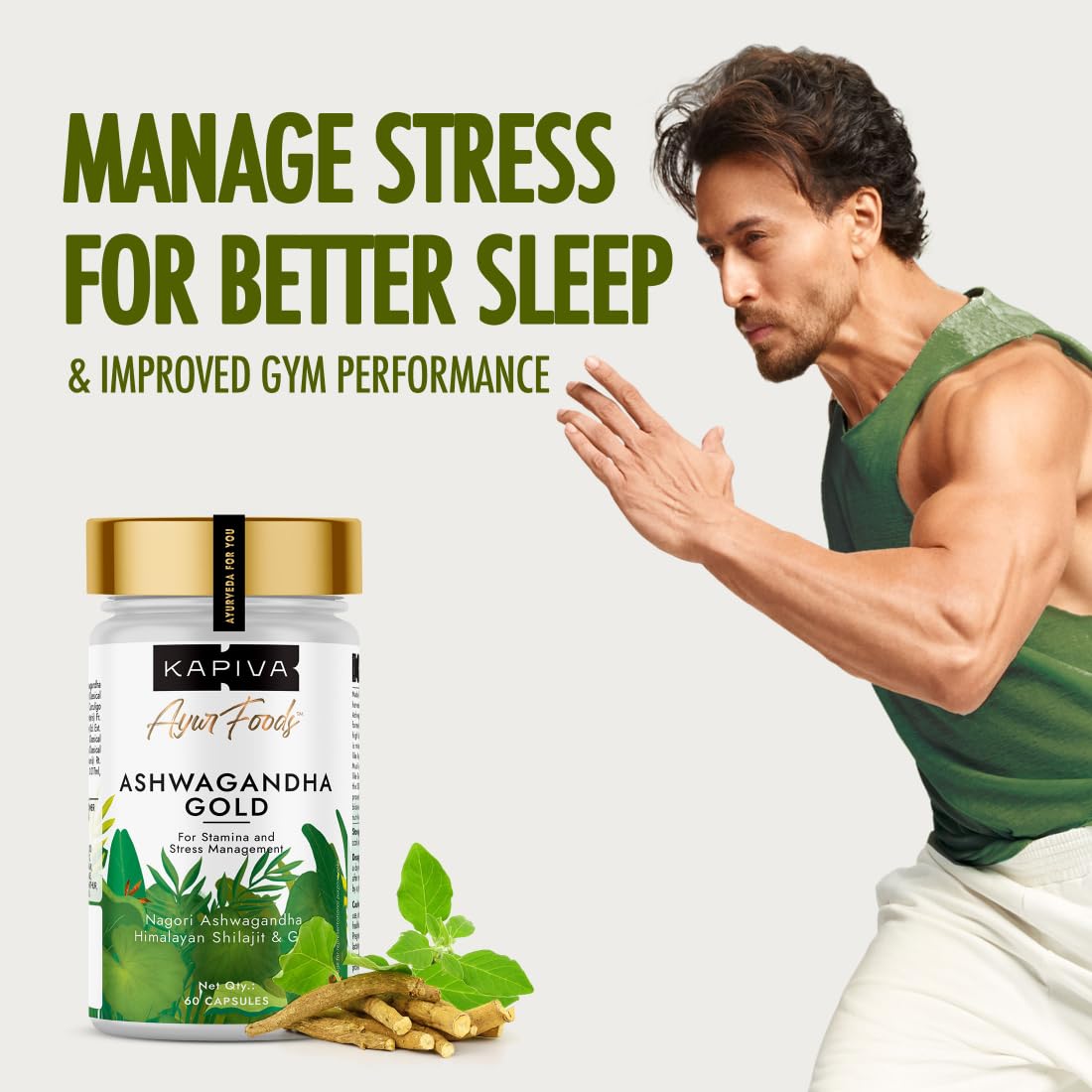 Kapiva Ayurveda Ashwagandha Gold Capsules - 60 Caps