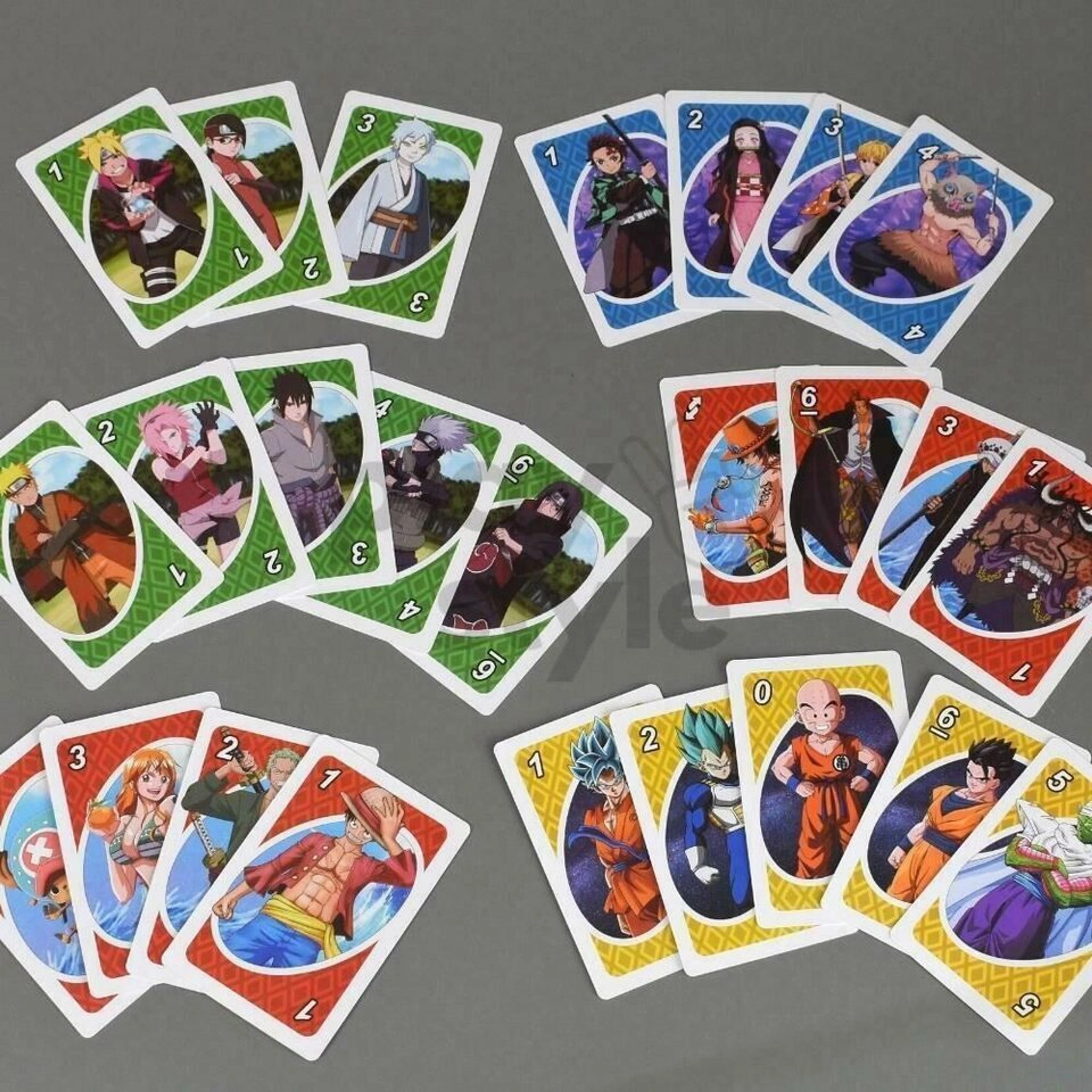 UNO Anime Card Game for Family & Friends