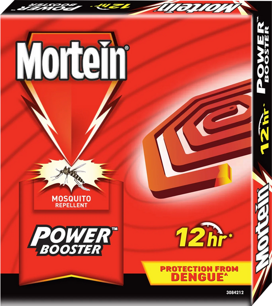 Mortein Power Booster 12hrs Coil - Pack of 10