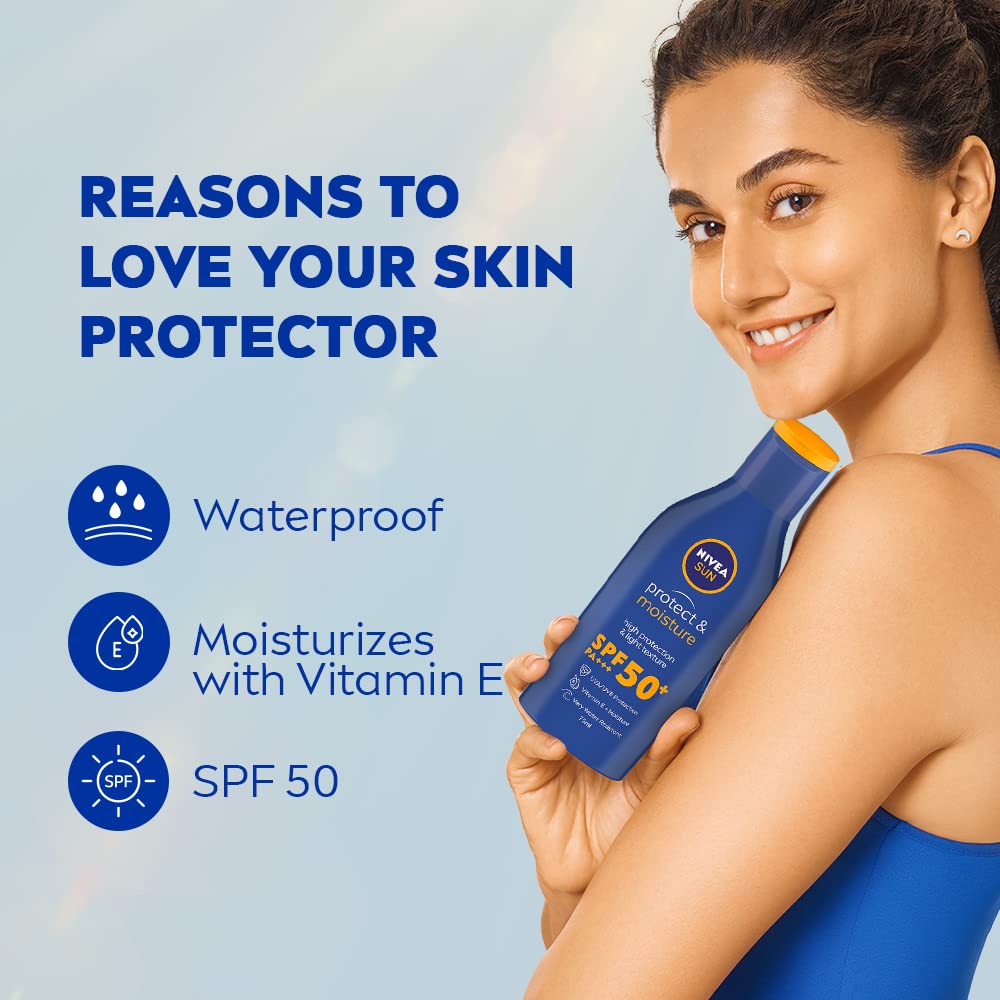 Nivea Protect & Moisture Sun Lotion SPF 50 - 75 ml