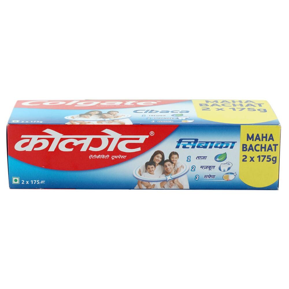 Colgate Cibaca Toothpaste 175 g (Pack of 2)