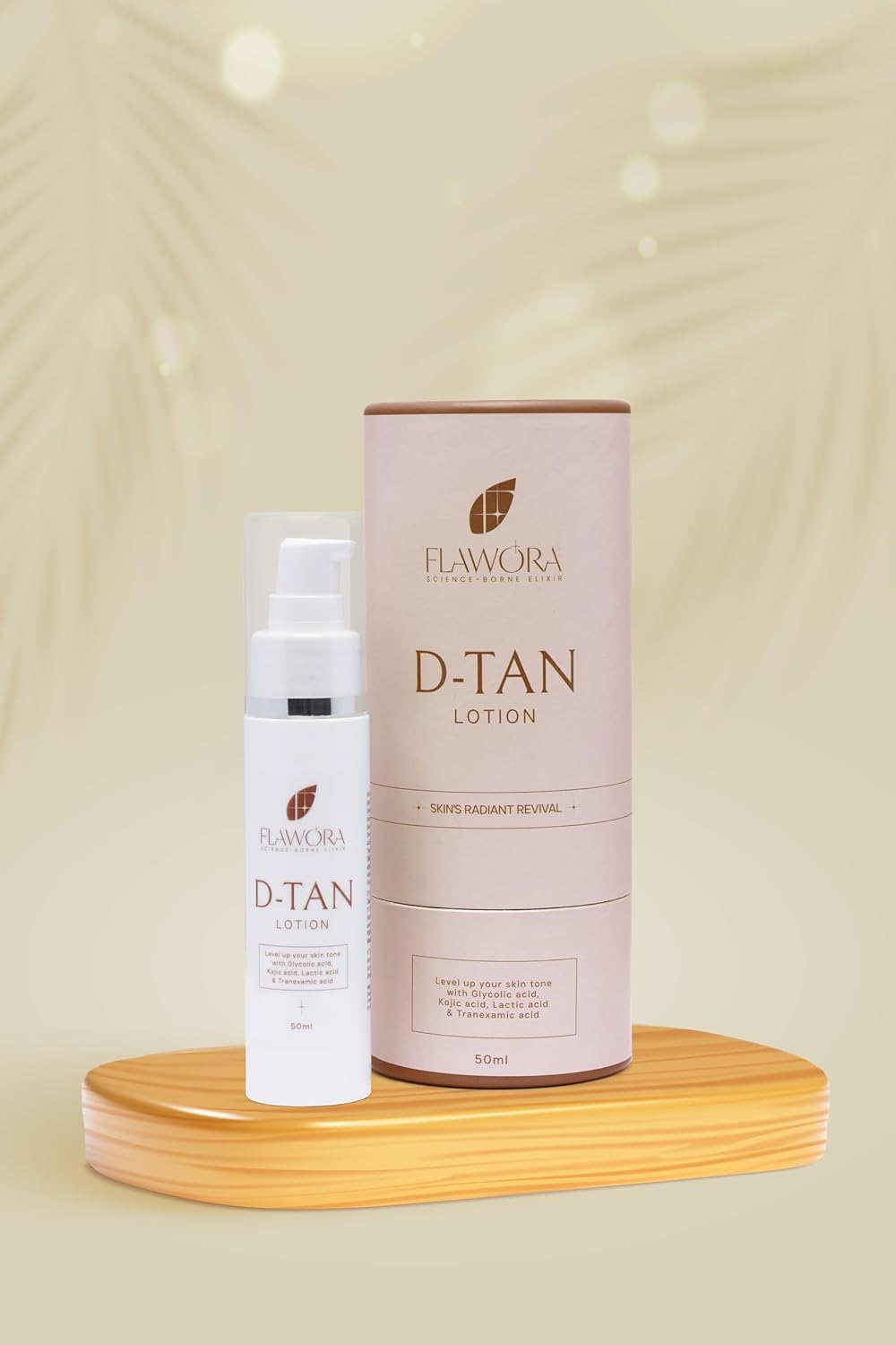 Flawora D-Tan Lotion for Pigmentation & Tan Removal For Dark Spots - 50 ml