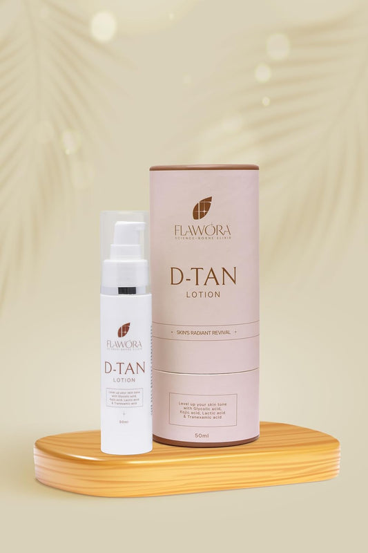 Flawora D-Tan Lotion for Pigmentation & Tan Removal For Dark Spots - 50 ml