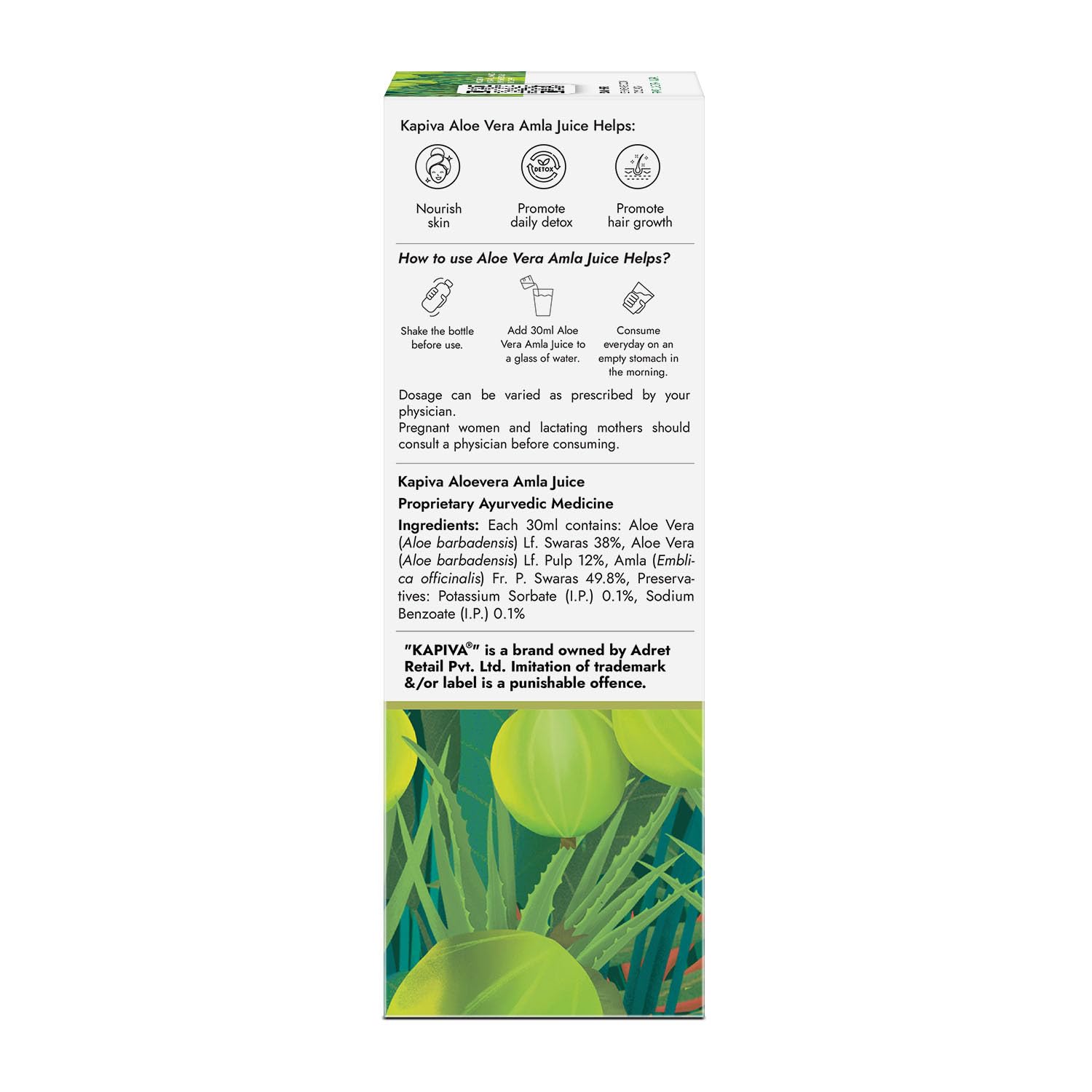 Kapiva Ayurveda Wild Amla Juice - 1L