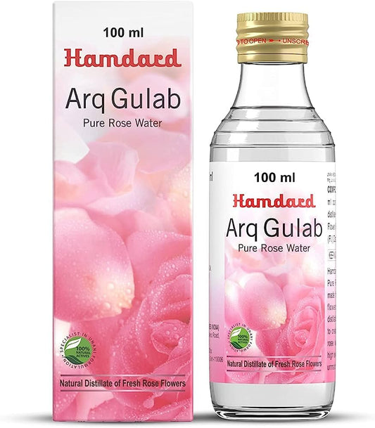 Hamdard Arq Gulab Pure Rose Water - 100 ml