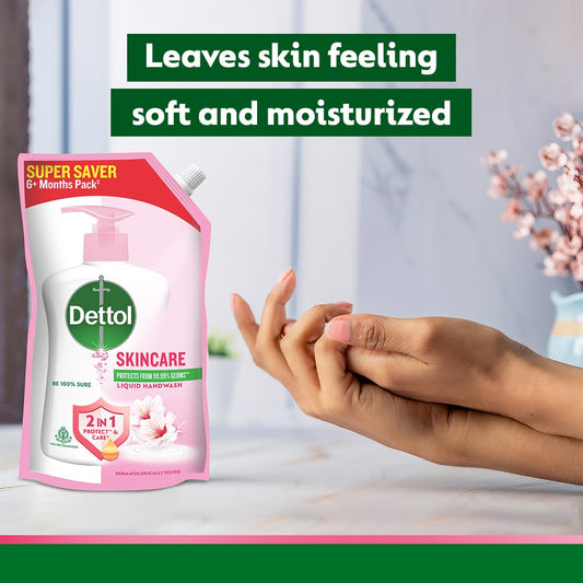 Dettol Liquid Handwash Refill – Skincare Hand Wash- 675ml (Buy 1 Get 1 Free)