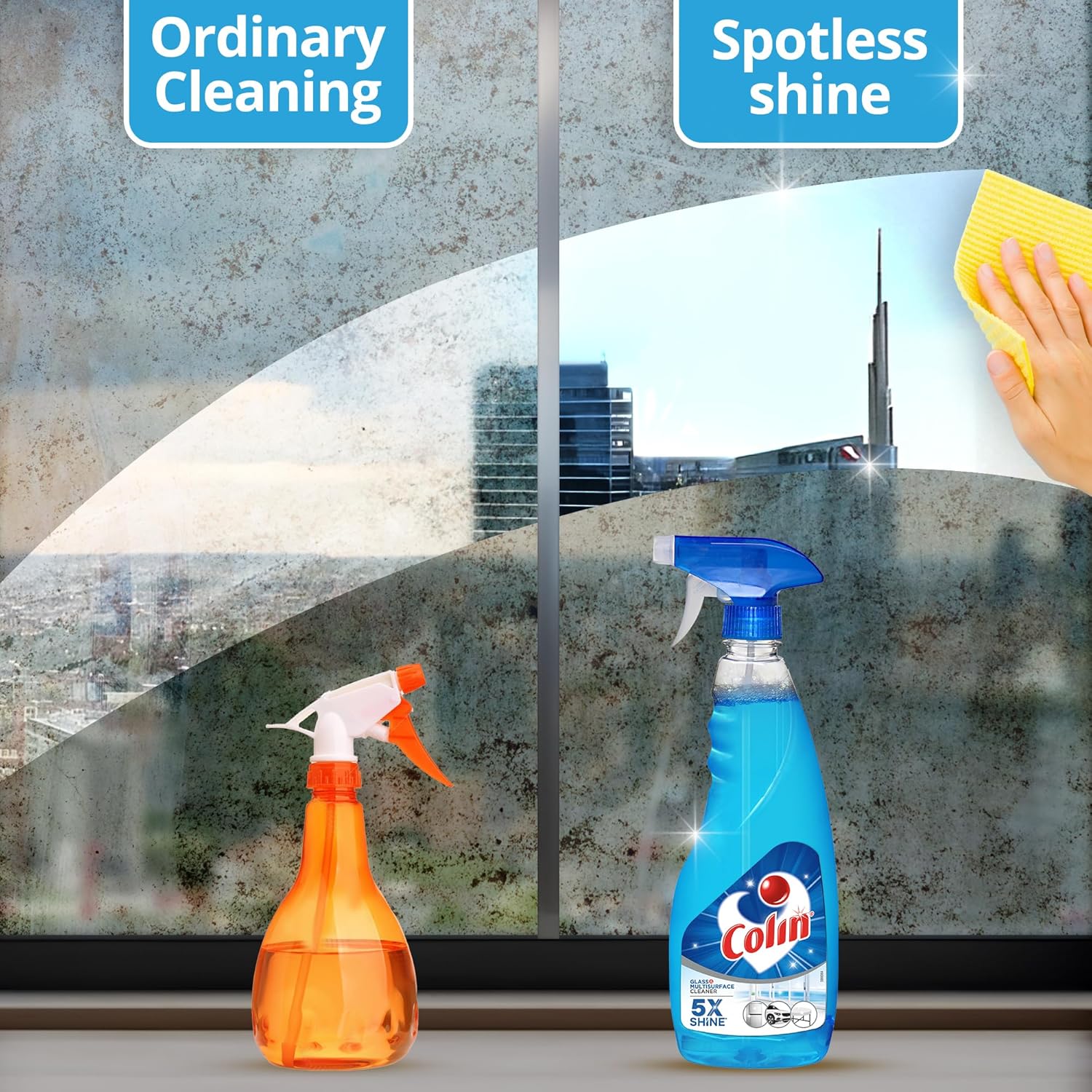 Colin Glass and Surface Cleaner Liquid Spray - 250 ml