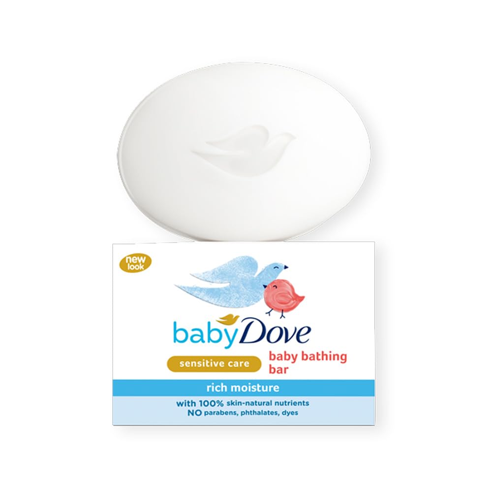 Baby Dove Rich Moisture Bathing Bar - Pack of 6 - 75 gm