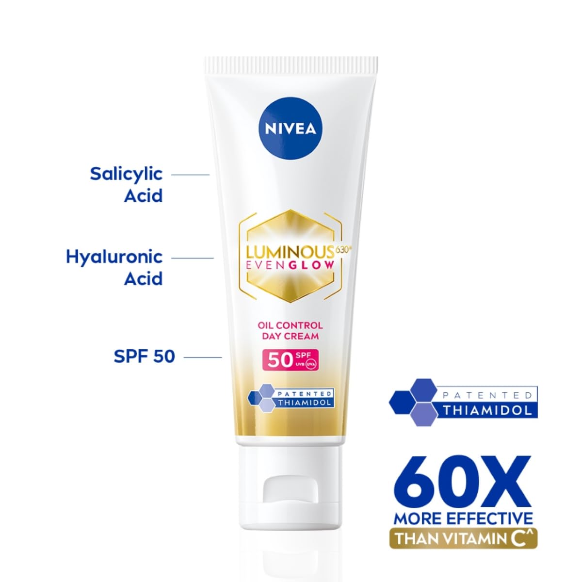 Nivea Luminous Even Glow Oil Control Day Cream SPF 50 - 40 ml