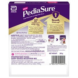Pediasure Health and Nutrition Drink Powder for Kids Growth Chocolate - 200gm