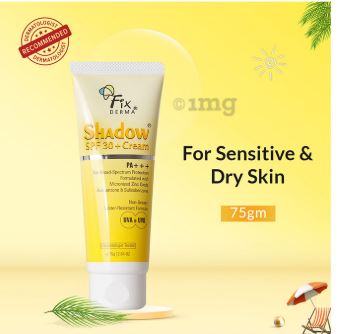 Fixderma Shadow SPF 50+ Cream For Dry Skin - 75 gm