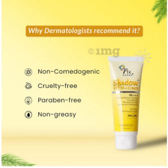 Fixderma Shadow SPF 50+ Cream For Dry Skin - 75 gm