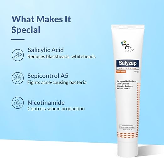 Fixderma Salyzap Day Time Gel - 20 gm