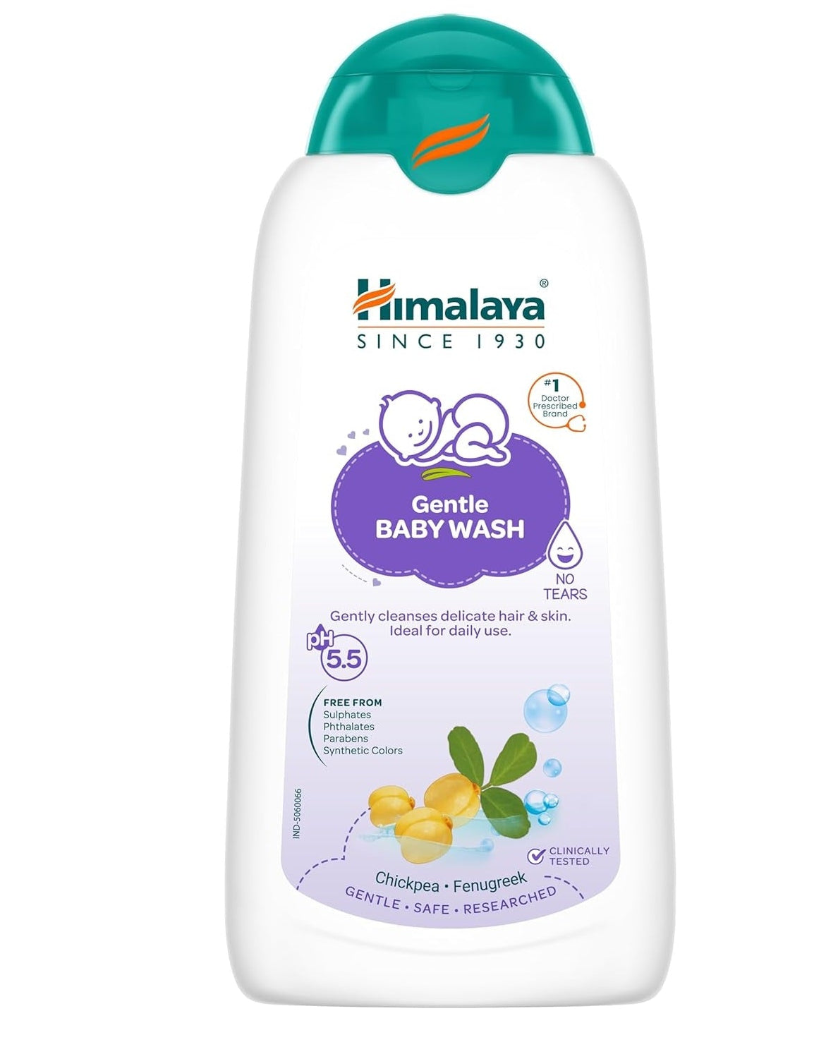 Himalaya Gentle Baby Wash (200ml) – Soap-Free & No Tears Formula