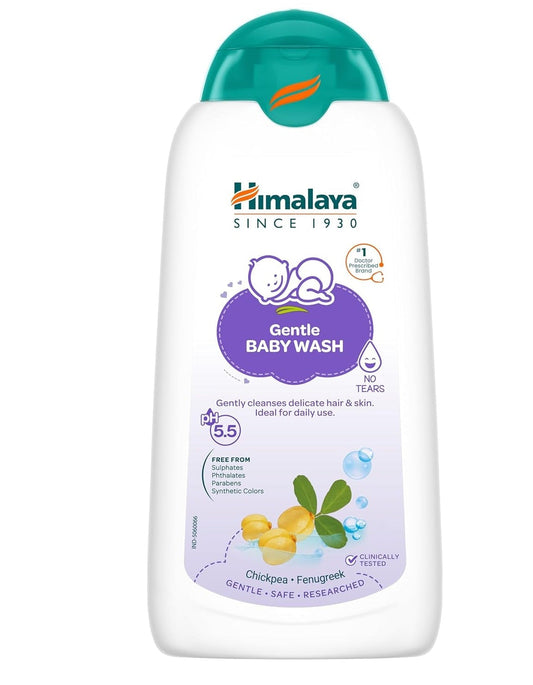Himalaya Gentle Baby Wash (200ml) – Soap-Free & No Tears Formula