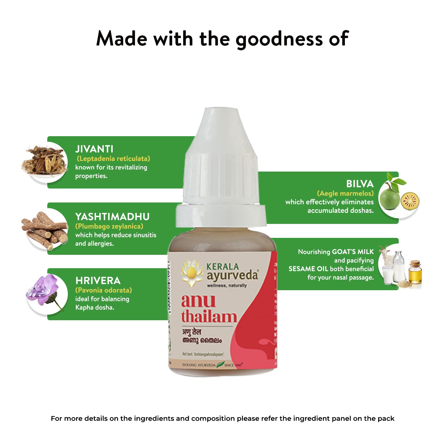 Kerala Ayurveda Anu Thailam 10ml