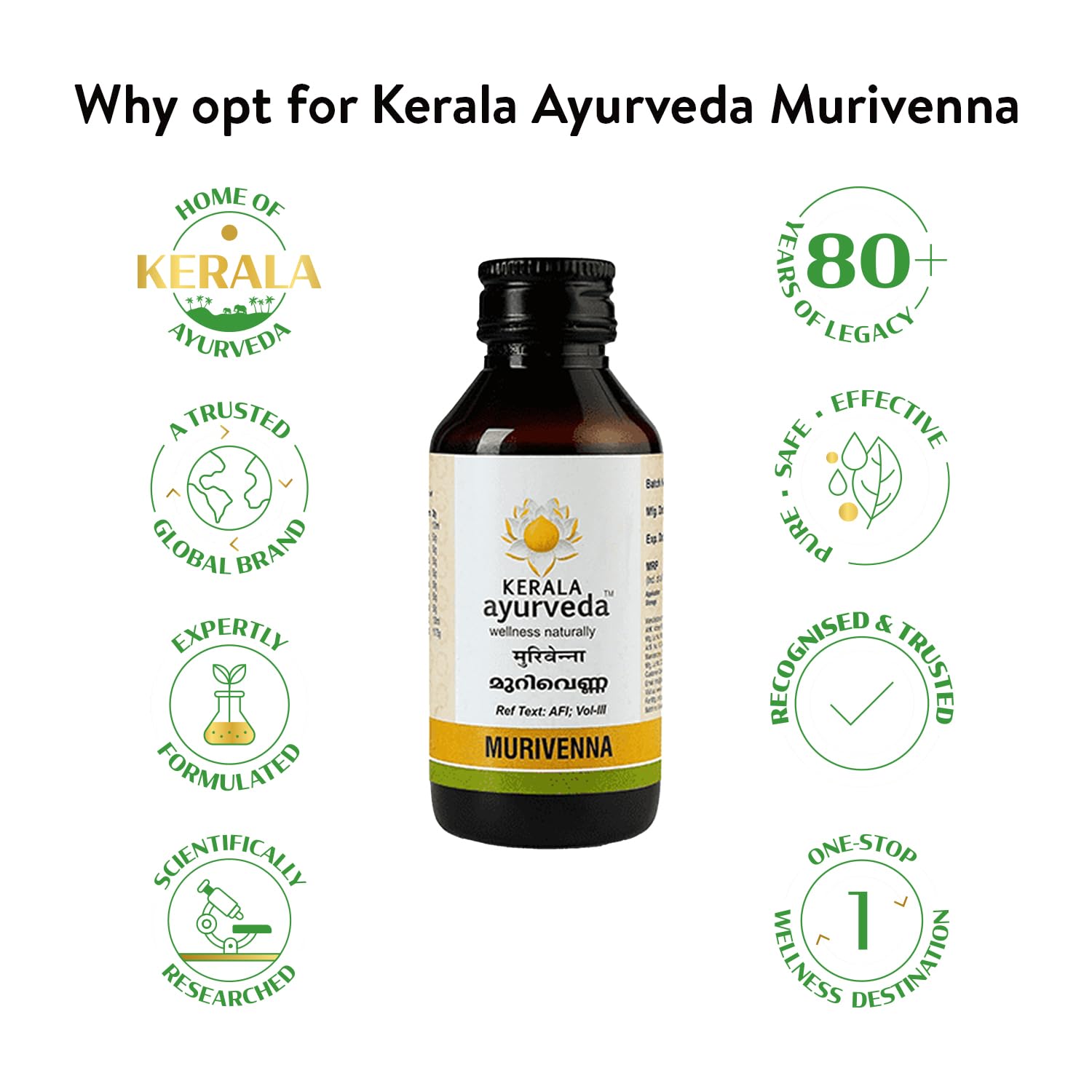 Kerala Ayurveda Murivenna Thailam - 100 ml