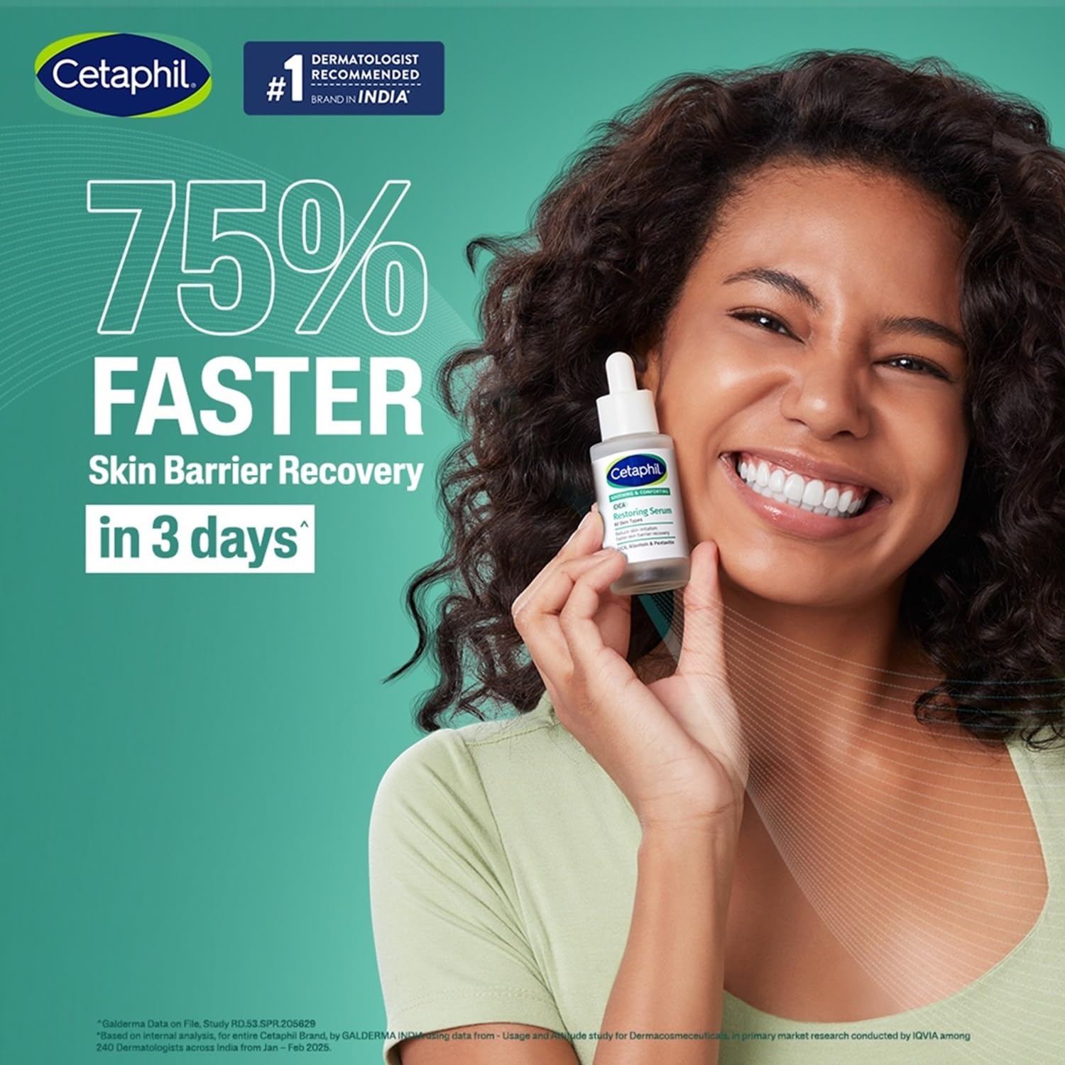Cetaphil CICA Serum, Faster Barrier Recovery, Reduces Irritation - 30 ml