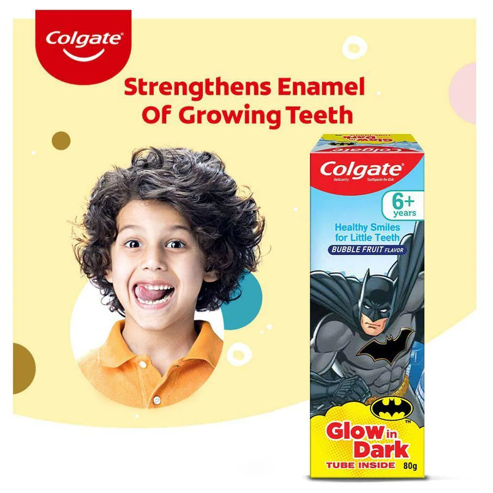 Colgate Batman Bubble Fruit Flavour Kids Toothpaste 80 g (6+Y)