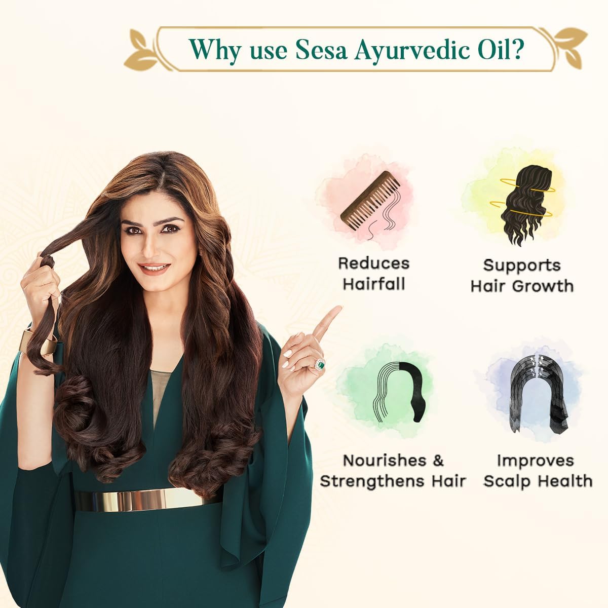 Sesa Ayurvedic Hair Oil | Reduces Hair Fall & Supports Hair Growth | 200 ml