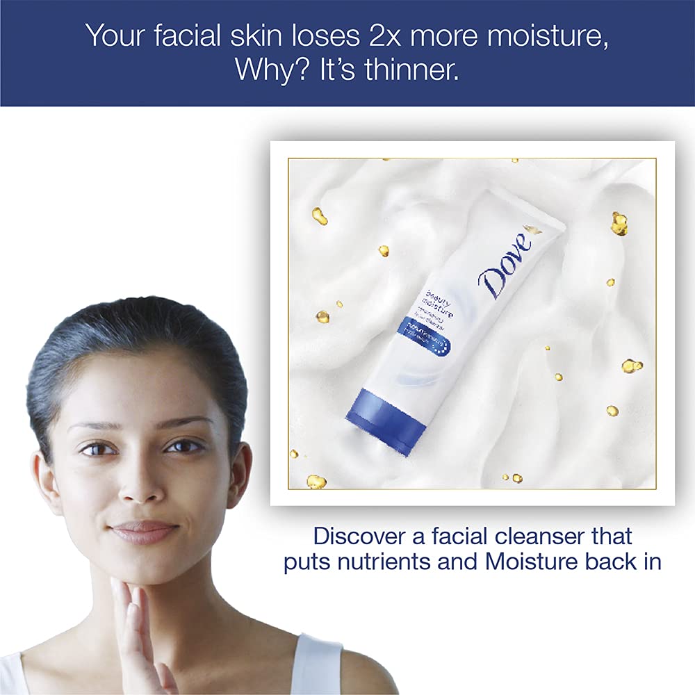 Dove Beauty Moisture Conditioning Face Wash Cleanser - 50 gm