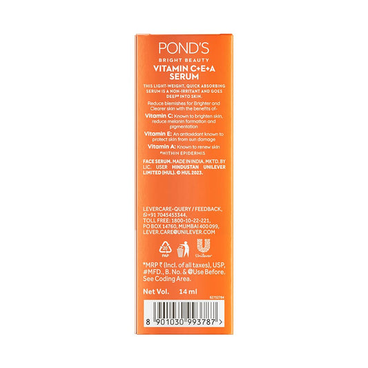 Ponds Bright Beauty 12% Vit C+E+A Serum - 14 ml