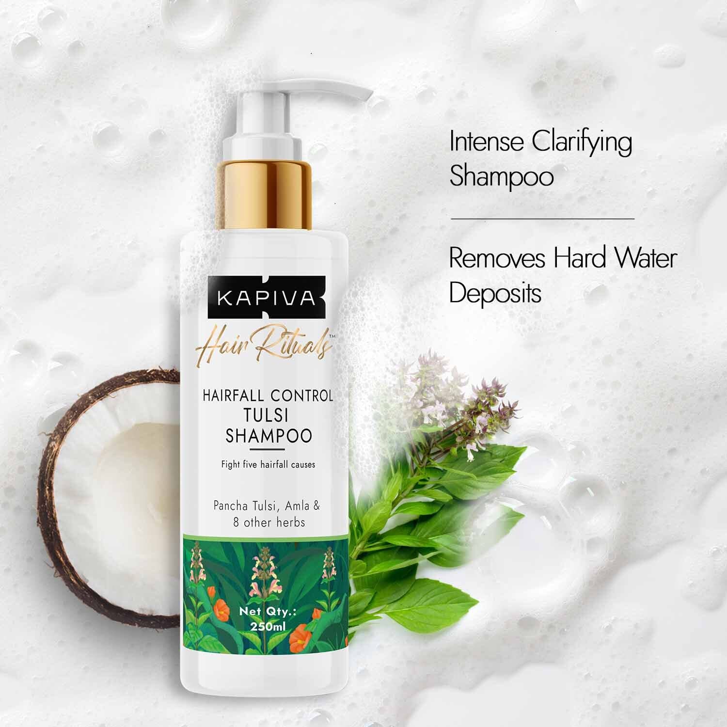 Kapiva Ayurveda Hair Rituals Tulsi Anti-Hairfall Shampoo - 250 ml