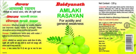 Baidyanath Amalki Rasayan 120g for immunity, acidity